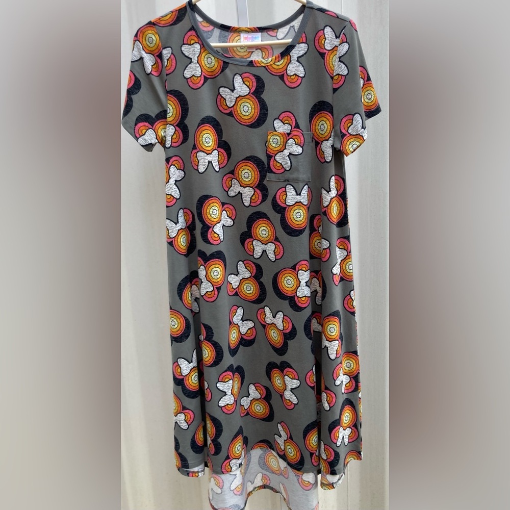 Short sleeve high-low t-shirt dress